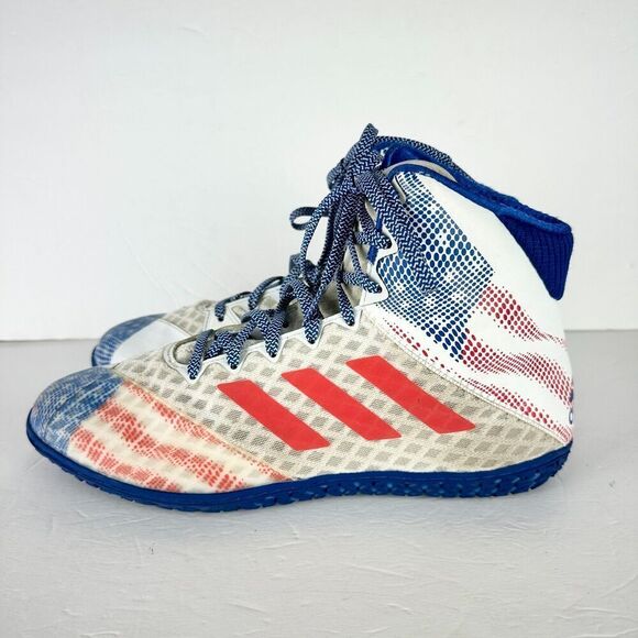 Adidas Men's Mat Wizard Hype Wresting Shoes Size 7.5 Martial Arts MMA Boxing - Picture 1 of 11